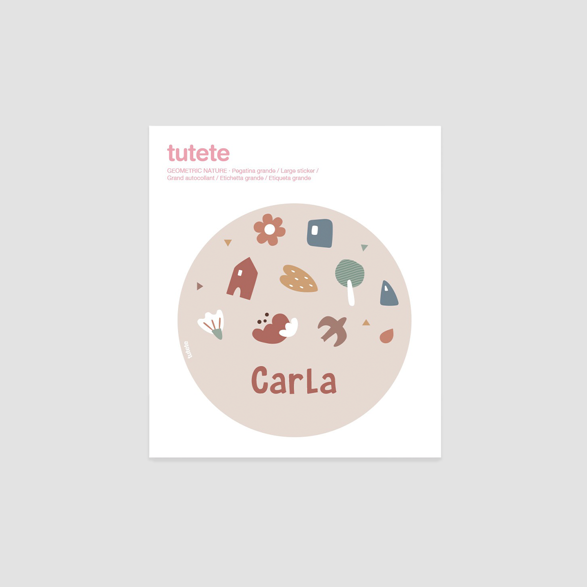 Etiquetas personalizadas